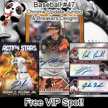Load image into Gallery viewer, Baseball #46 - Topps Chrome Update Jumbo + Sapphire Update 2023