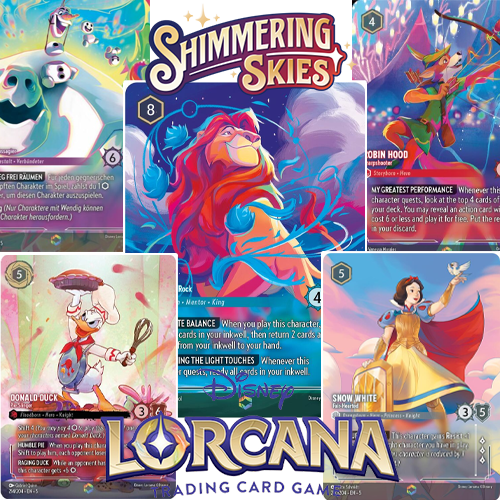 Disney Lorcana - Shimmering Skies Pack Break PandaTCG Disney Lorcana - Shimmering Skies Pack Break PandaTCG