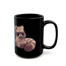 Load image into Gallery viewer, 15oz Black Mug - Three Wise Pandas
