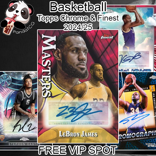 Basketball #130 - 2024/25 Topps Chrome & Finest - Random Teams 2X