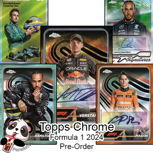 2024 Topps Chrome Formula 1 Hobby Box Pre-Order