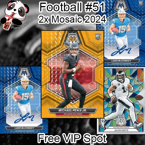 Football #51 - 2024 Mosaic x2 Random Teams Group Break