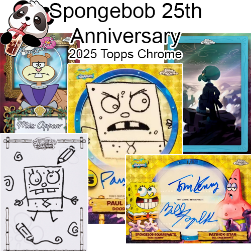Spongebob 25th Anniversary - Topps Chrome 2025 - Random Characters & Scenes Group Break #3